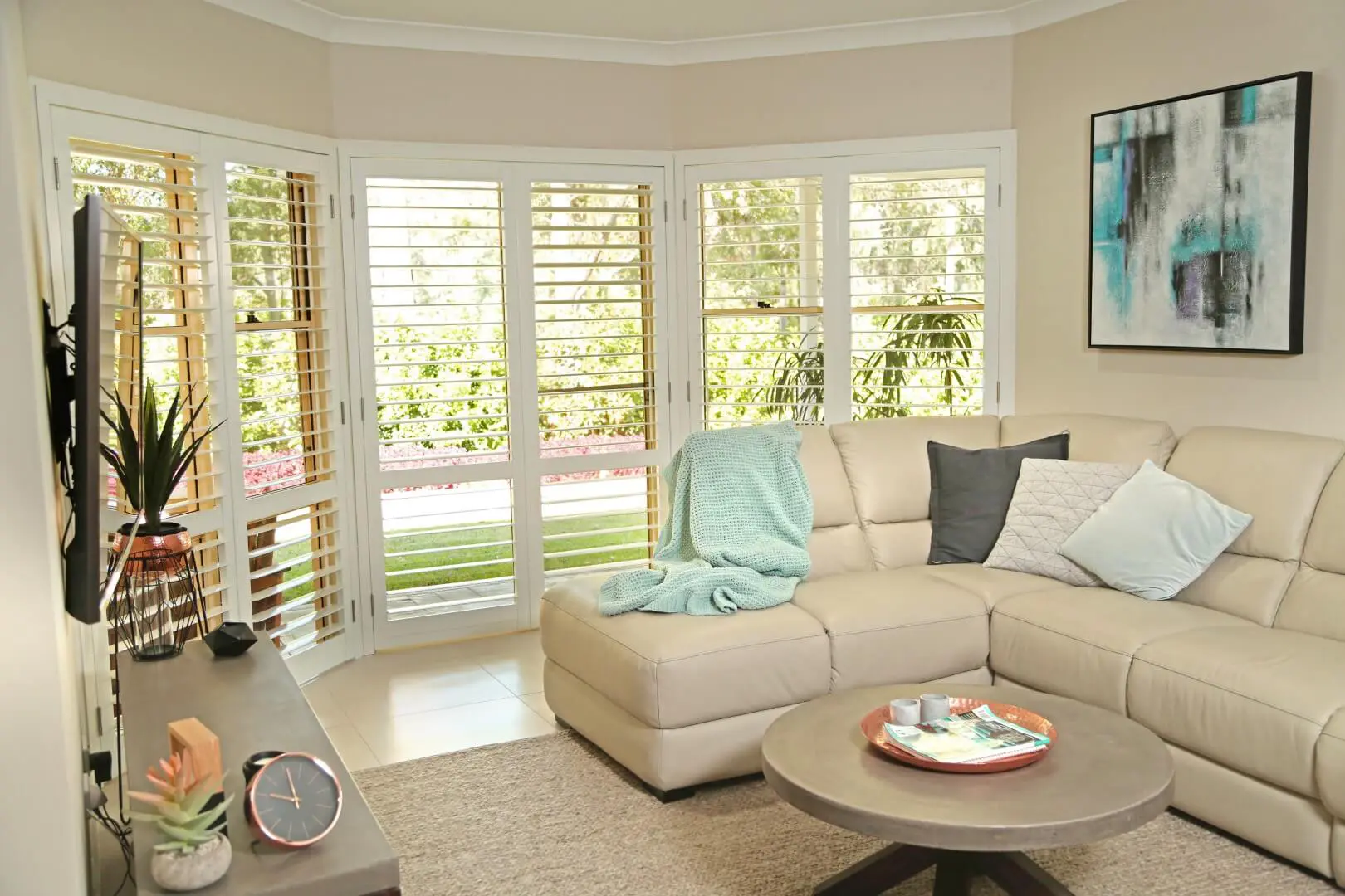 Bay Window Shutters, Plantation Shutters