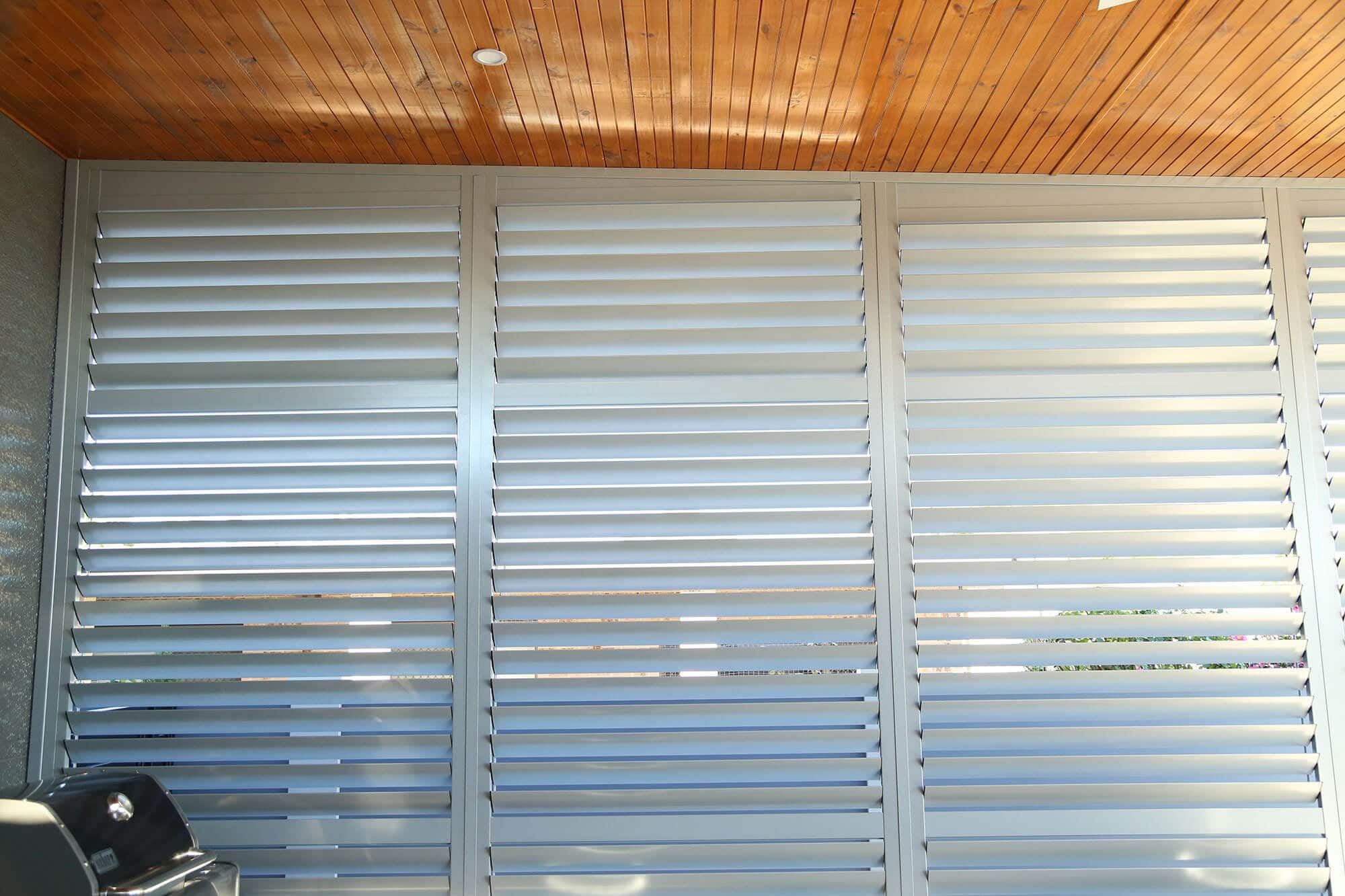 Angled Shutters, Custom Shutters, Australian Plantation Shutters