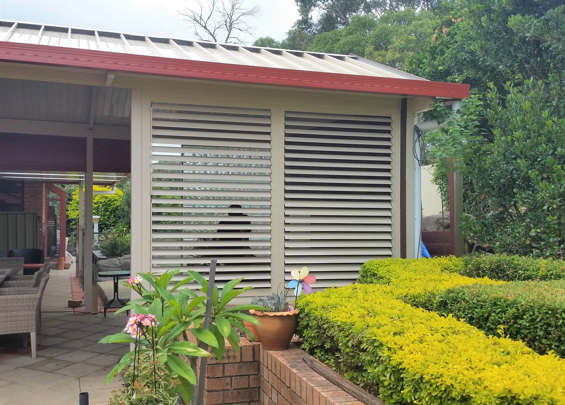 Fixed Panel Shutters Operable Blades