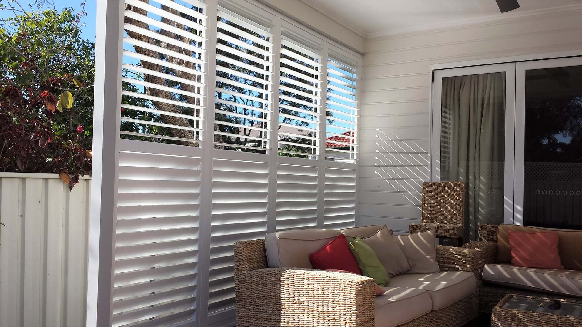 Fixed Panel Shutters Operable Blades