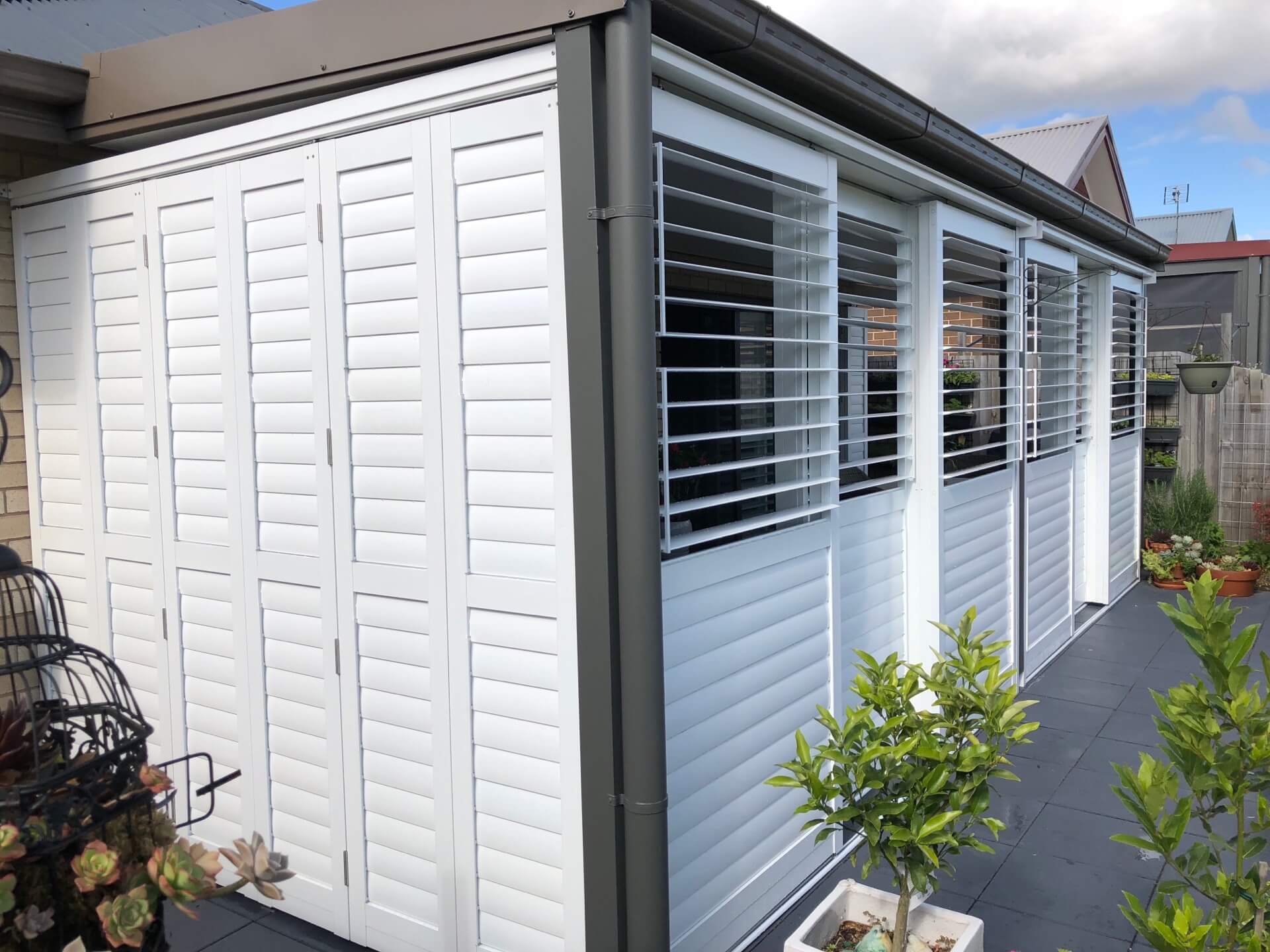 aluminium plantation shutters