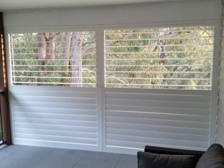 Fixed Panel Shutters Operable Blades