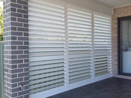 Fixed Panel Shutters Operable Blades