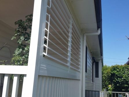 Fixed Panel Shutters Operable Blades